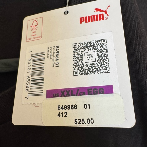 Puma Black and Gold Short Sleeve Tee - Picture 3 of 5